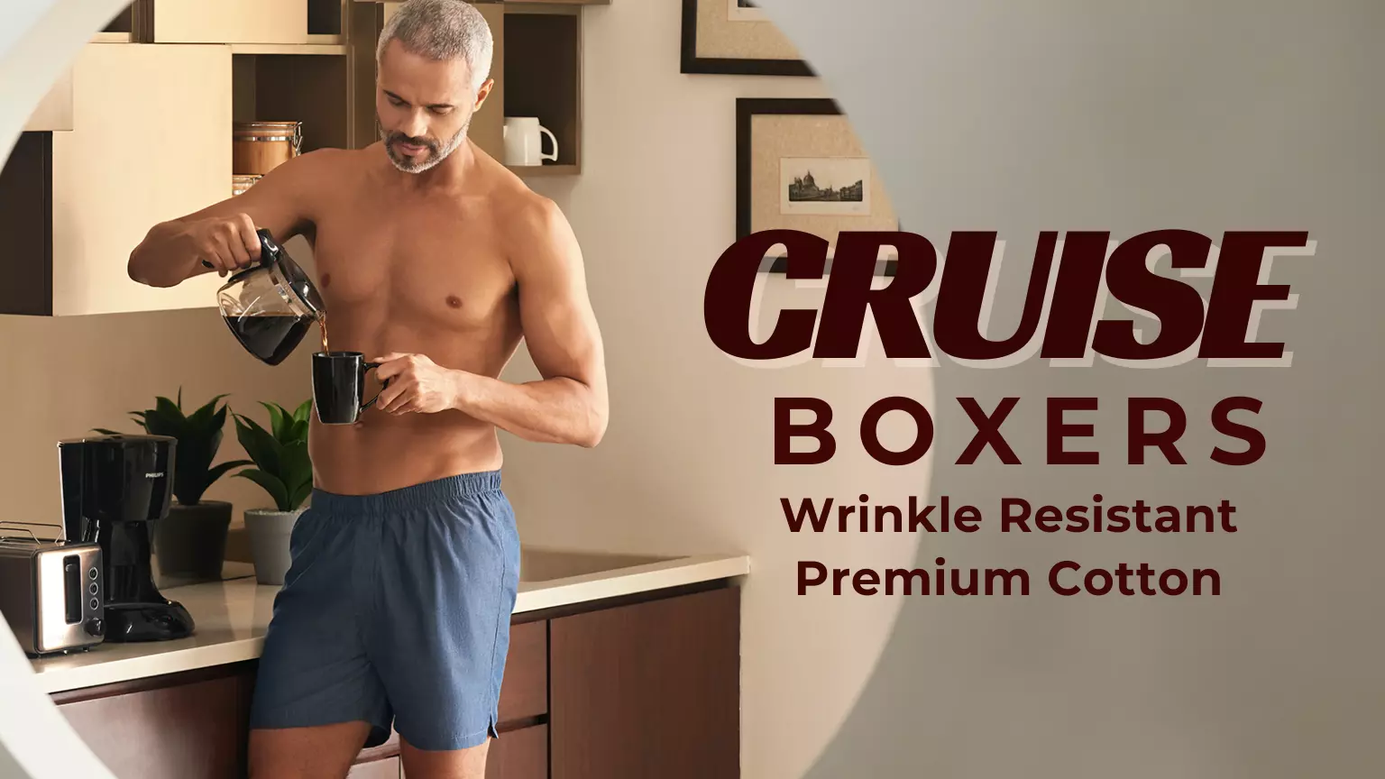 Cruise Boxers - Wrinkle Resistant Premium Cotton